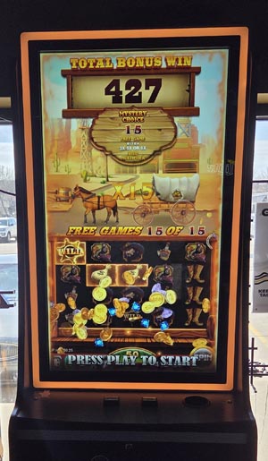 Slot machine at Coach's Corner